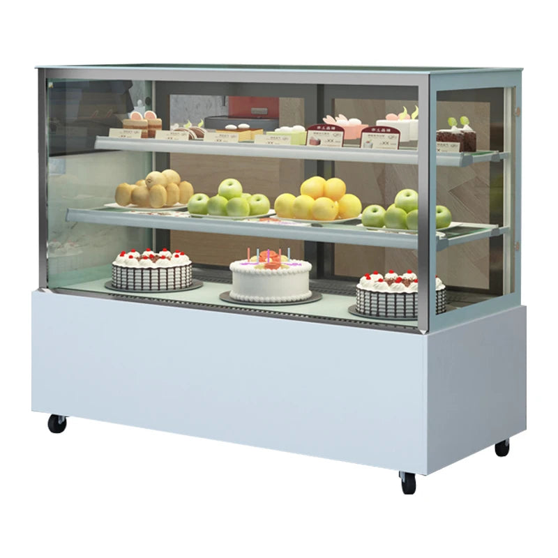 Commercial Bakery Shop Cold Cake Pastry and Bread Storage Glass Display Refrigerated Cabinets Price for Sale