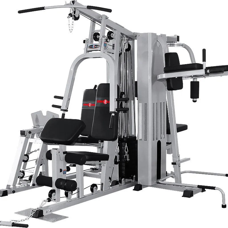 Commercial Comprehensive Trainer Six Person Station Multifunctional Strength Combination Large Fitness Equipment