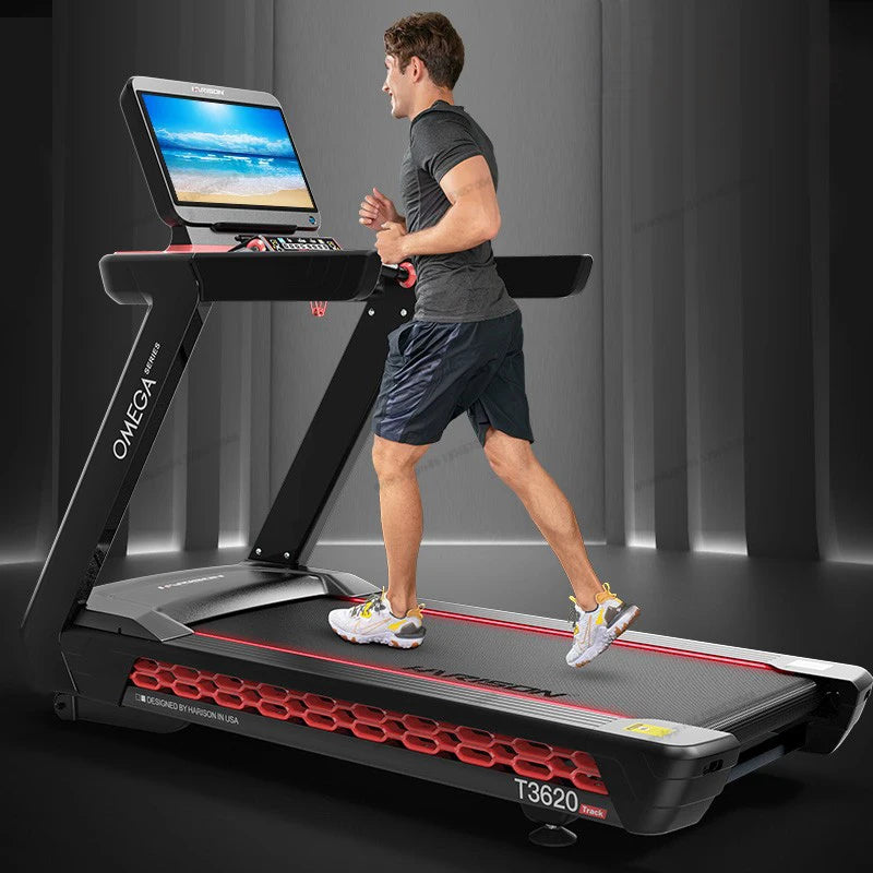 Commercial Luxury Treadmill, Household Full Running Platform, Shock Absorbing Gym Only
