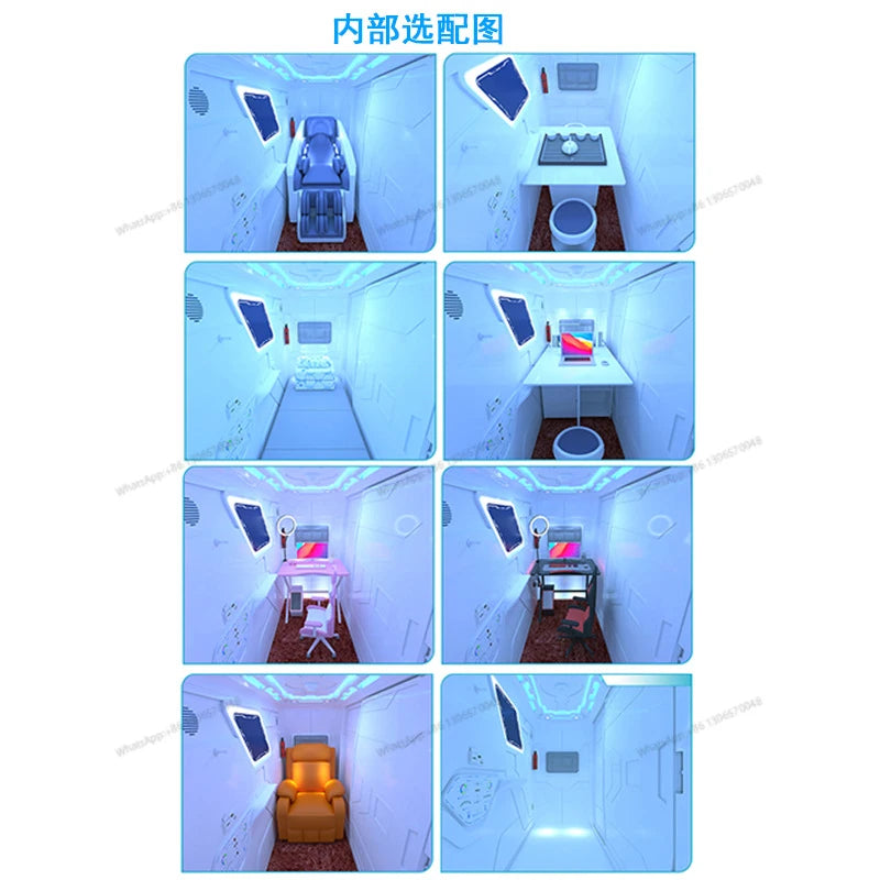 Commercial Sleep Cabin Airport High Speed Rail Shared Sleep Cabin Scan Code Open Space Cabin Apartment Hotel Box Cabin