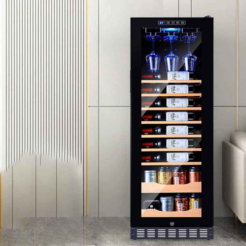 Commercial bar thermostatic wine cabinet Restaurant household red wine cabinet Ice storage cabinet