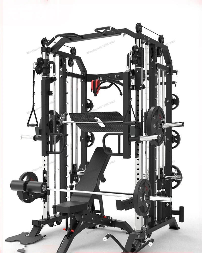 Commercial comprehensive training equipment, household deep squat bench, fitness gantry, multifunctional