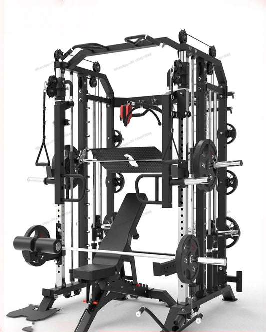 Commercial comprehensive training equipment, household deep squat bench, fitness gantry, multifunctional