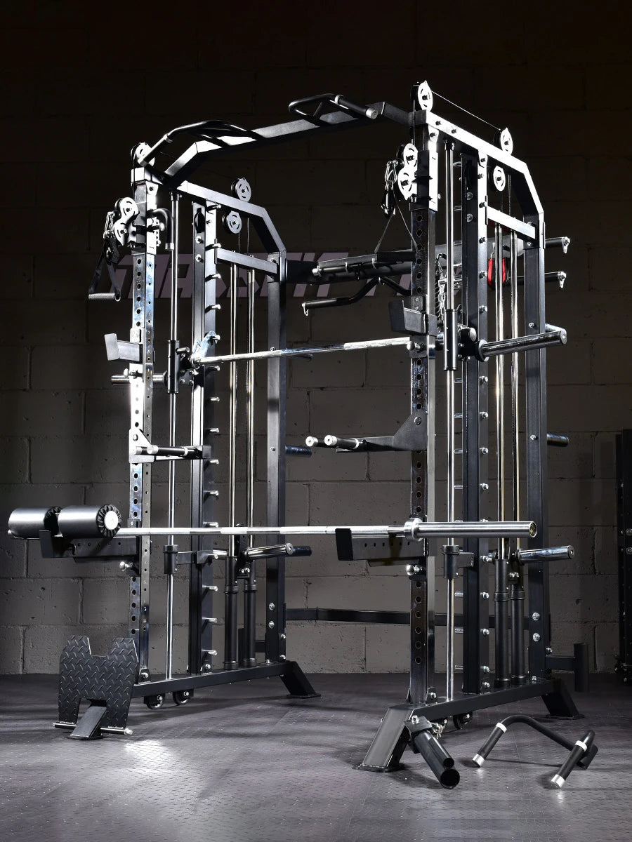 Commercial comprehensive training equipment, household deep squat bench, fitness gantry, multifunctional