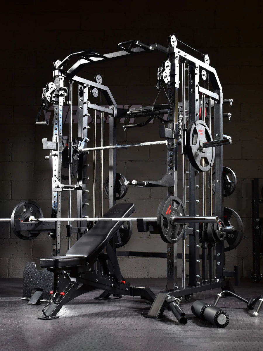 Commercial comprehensive training equipment, household deep squat bench, fitness gantry, multifunctional