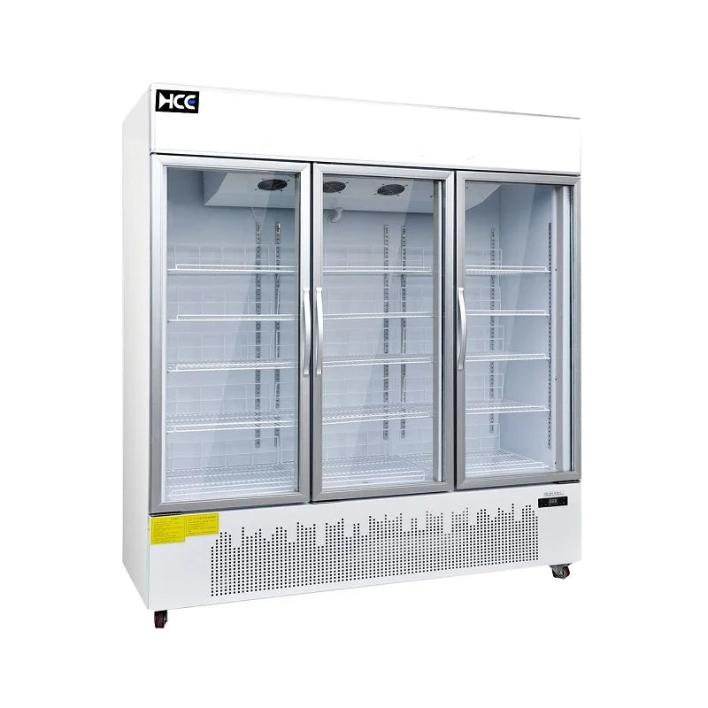 Commercial ice cream display vertical showcase freezer upright freezer with glass door