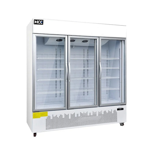 Commercial ice cream display vertical showcase freezer upright freezer with glass door