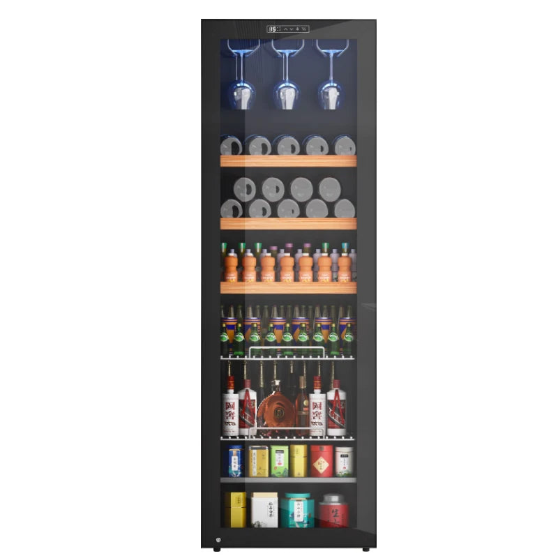 Commercial refrigerated constant temperature small red wine cabinet, hanging cup, household room temperature wine cabinet