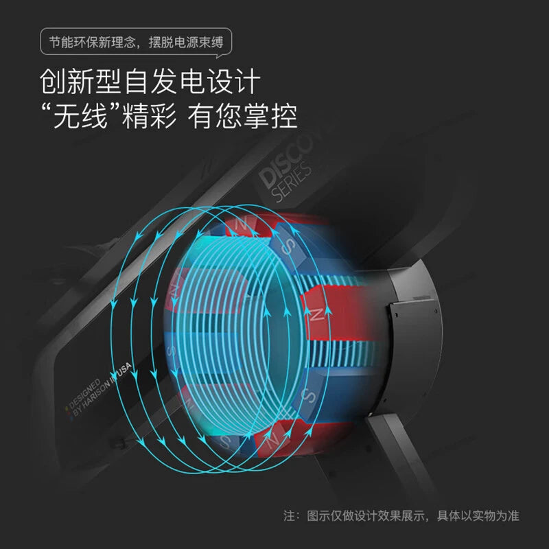 Commercial self generating wind resistance dual power rowing equipment for gyms