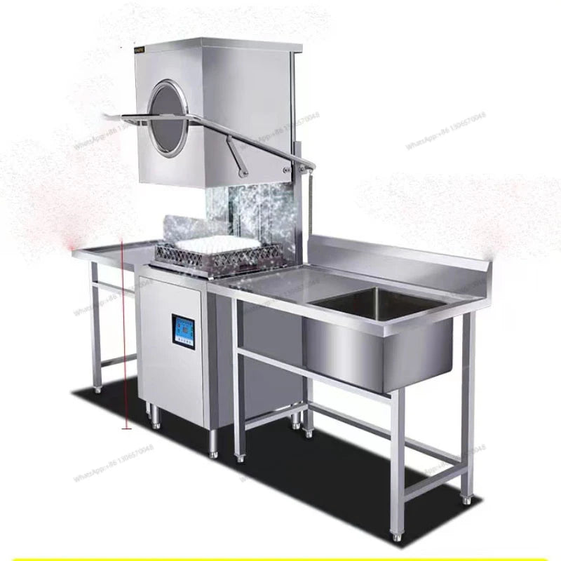 Commercial uncovered fully automatic intelligent dishwasher for hotels, restaurants, canteens, restaurants, dishes and cups wash