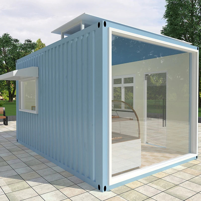Container mobile house, commercial food square, campus shop, snack stand, milk tea shop, school supermarket, mobile house