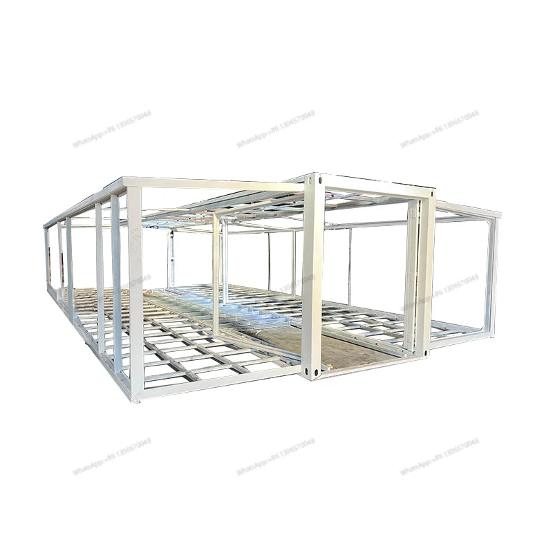 Container room, four bedrooms, one bathroom, deluxe 20 40 foot prefabricated folding container house