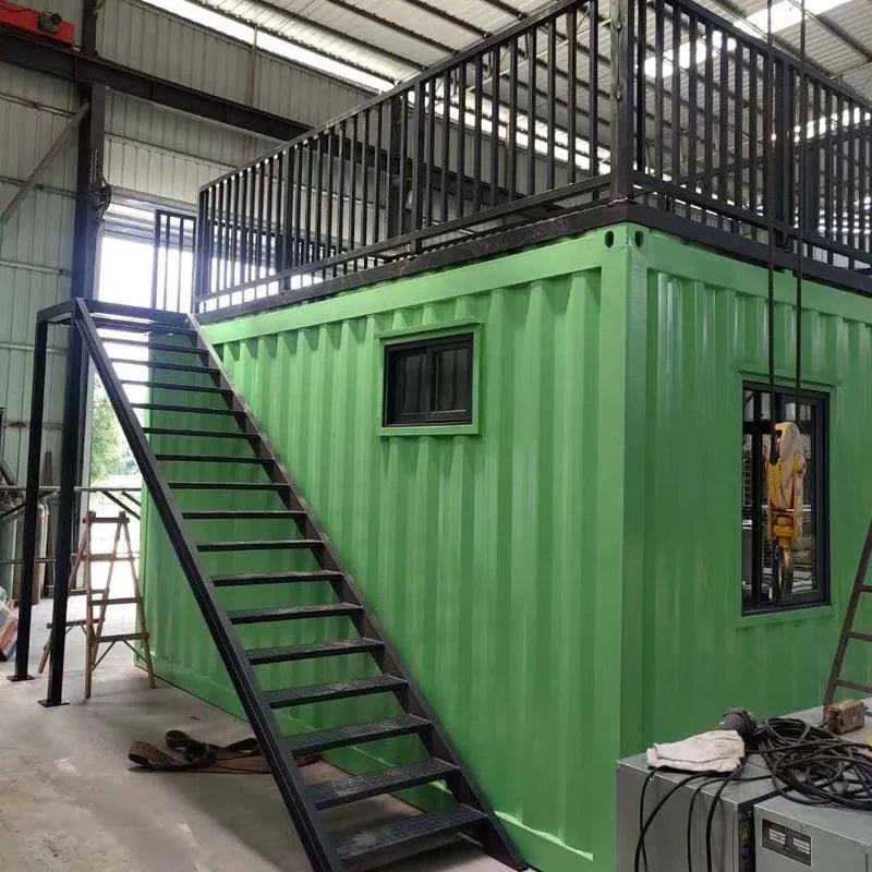 Container room tempered glass container, outdoor simple sub-office, mobile house, villa customization