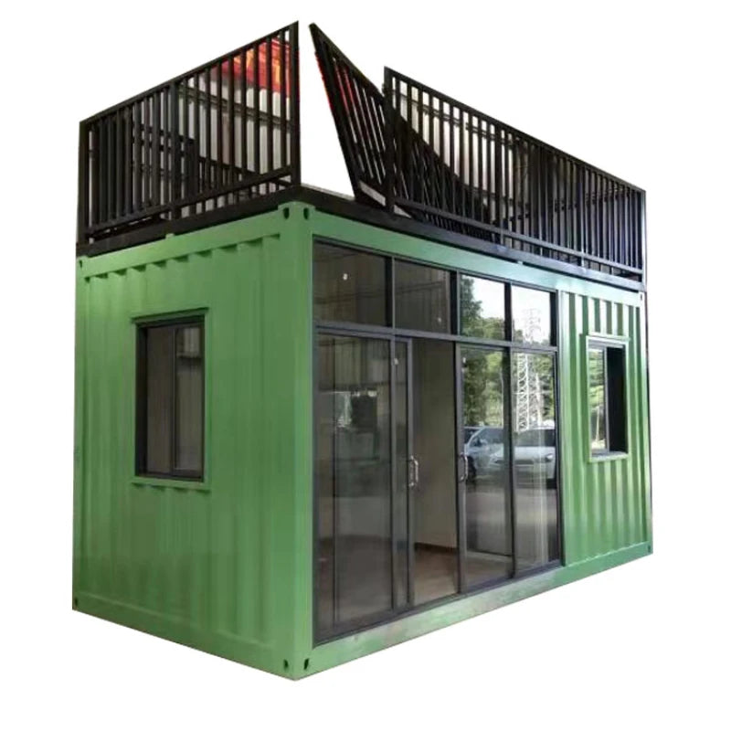 Container room tempered glass container, outdoor simple sub-office, mobile house, villa customization