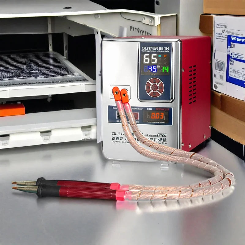 Copper Battery Large Unit Aluminum to Nickel Welding Equipment Spot Welding Machine 811H Iron Lithium Power Battery Aluminum