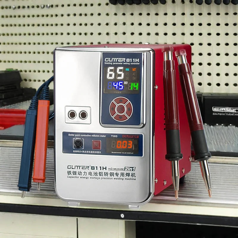 Copper Battery Large Unit Aluminum to Nickel Welding Equipment Spot Welding Machine 811H Iron Lithium Power Battery Aluminum