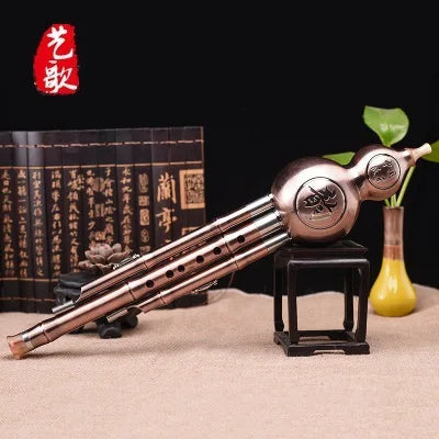MMOOKA Copper Hulusi wind instruments national musical instruments b-key and C-key