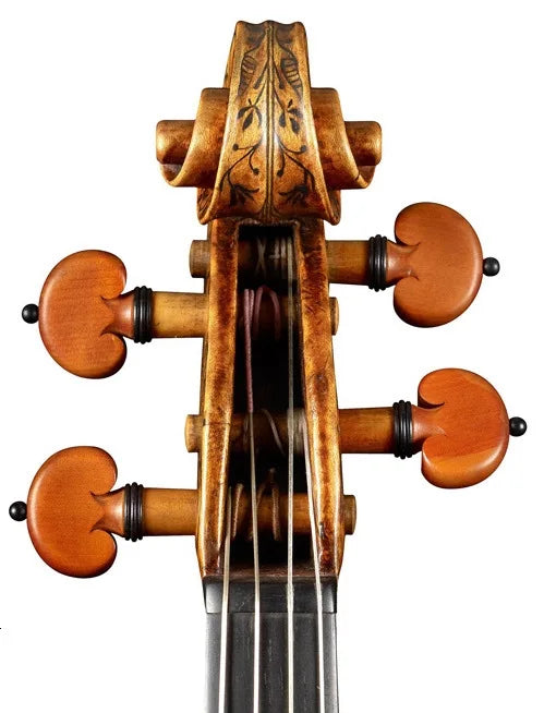 MMOOKA Copy Antonio Stradivari 1716 violin Shell inlay handwork  violin 4/4 100% Retro matte Top Oil Varnish Professional voice violin