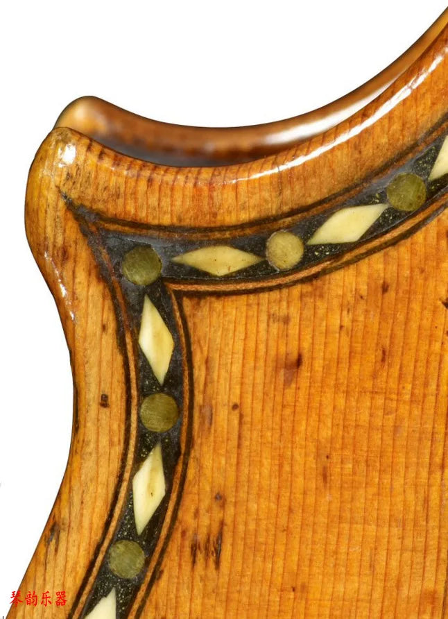 MMOOKA Copy Antonio Stradivari 1716 violin Shell inlay handwork  violin 4/4 100% Retro matte Top Oil Varnish Professional voice violin