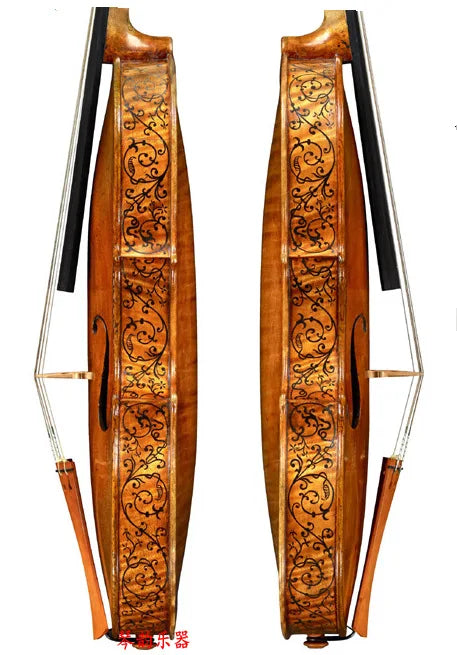 MMOOKA Copy Antonio Stradivari 1716 violin Shell inlay handwork  violin 4/4 100% Retro matte Top Oil Varnish Professional voice violin