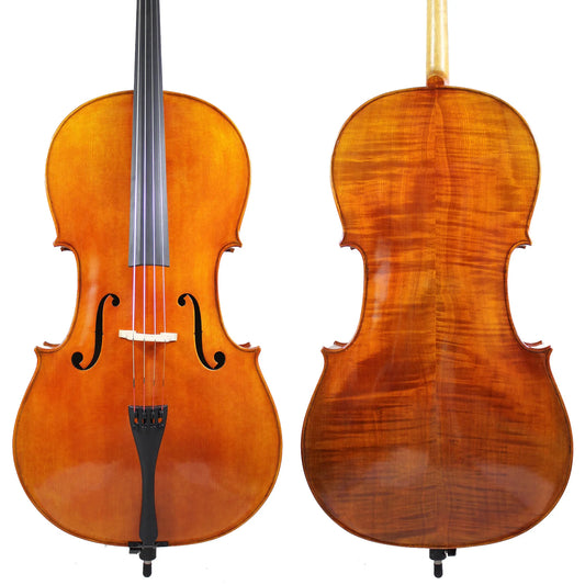 MMOOKA Copy of Pietro Giacomo Rogeri 1710 4/4 Cello "All European Wood" Best Model!Antique Oil Varnish!