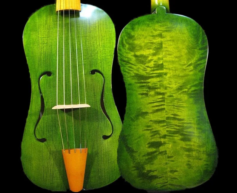 Copy of old instrument,SONG Brand 5 strings 15" vielle,medieval Fiddle #4822