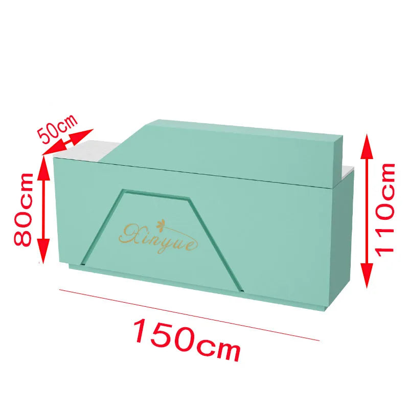 Costume store cash register minimalist modern commercial bag shoe store bar table company small front desk reception desk