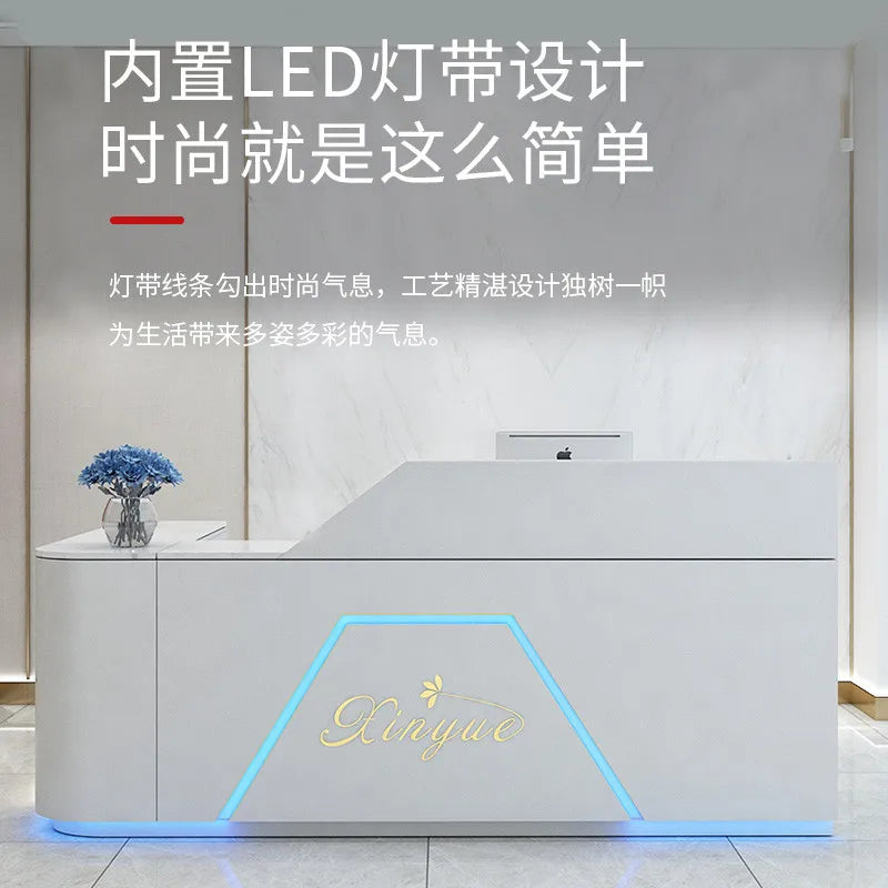 Costume store cash register minimalist modern commercial bag shoe store bar table company small front desk reception desk