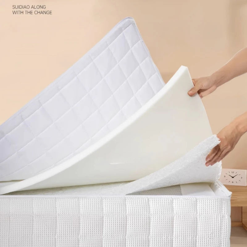 Cozy Comfortable Mattresses Roll Folding Firm King Floor Memory Foam Mattress High Quality Colchao De Casal Bedroom Furniture