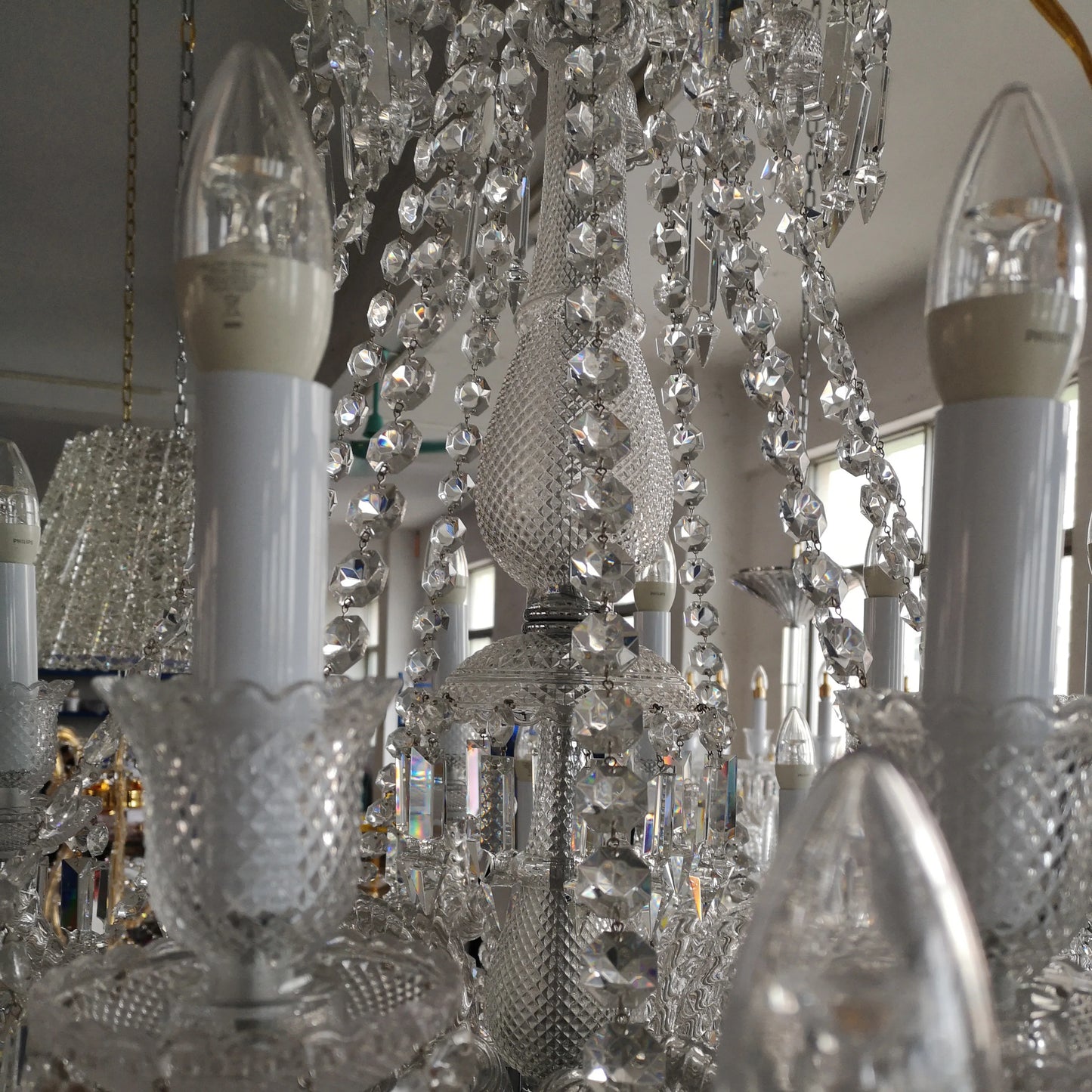 Creative Engineering Club Atmosphere Lamp Villa Restaurant Big Classic Crystal Chandelier Ceiling Luxury Crystal Chandelier