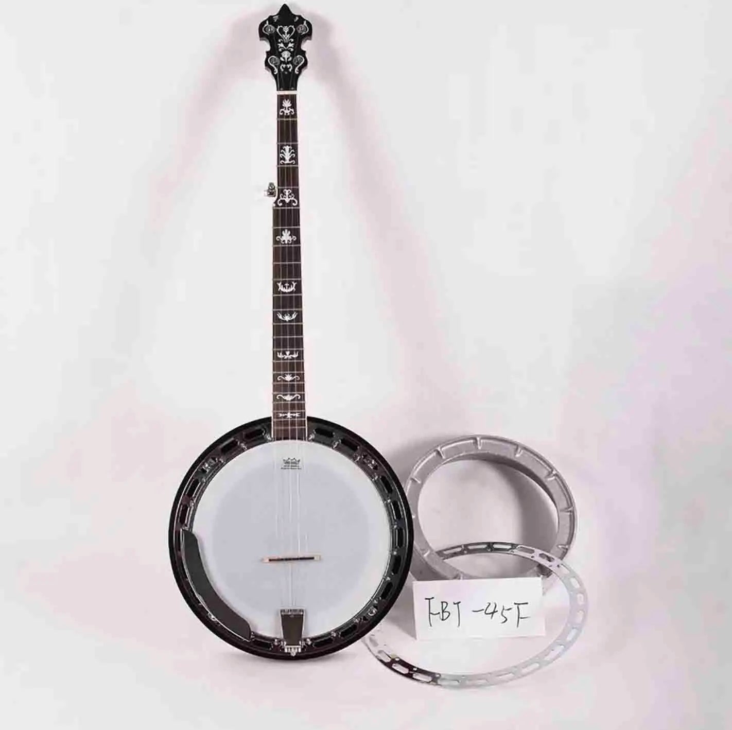 Custom 5 Strings SOLID Banjo western instrument,OEM Service