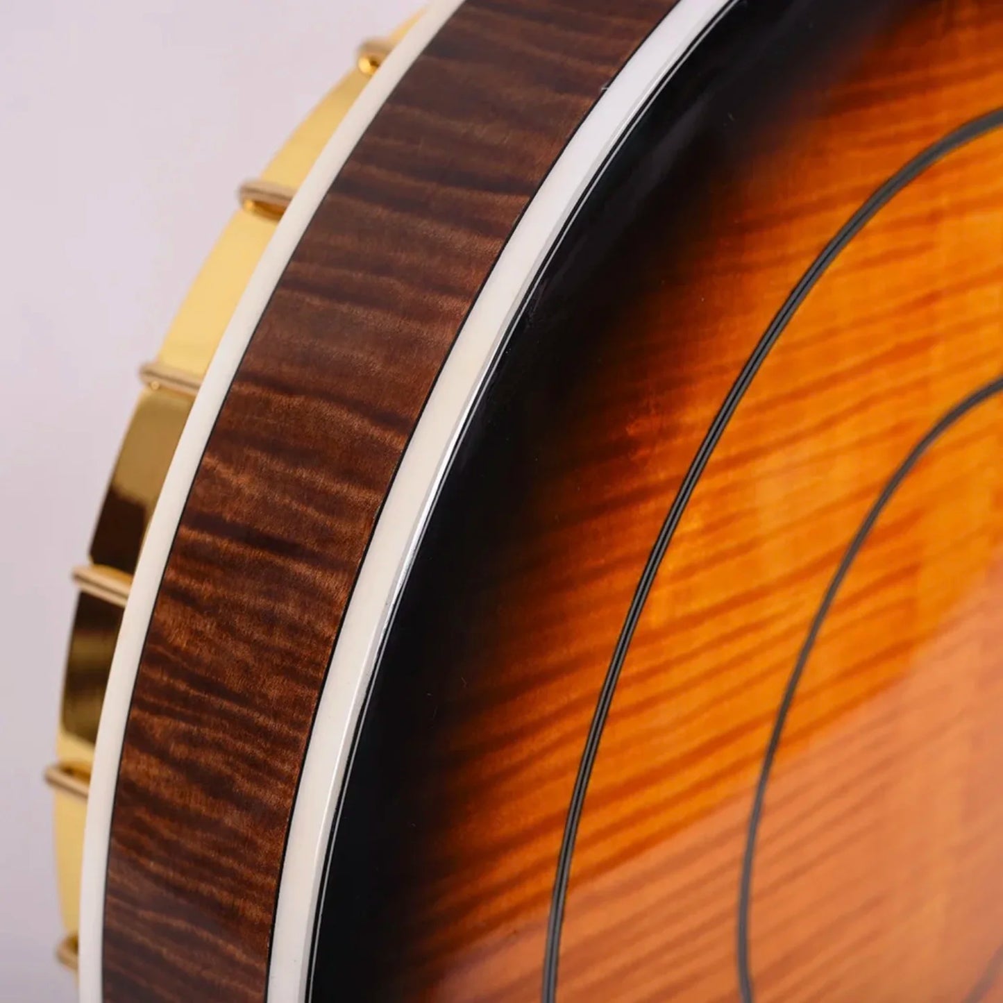 Custom 5 strings banjo Imported Rose Fingerboard Banjo Mandolin Guitar Professional Western Musical Instruments with gold hardwa