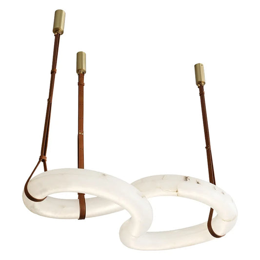 Custom Modern Luxury Spain Marble Chandelier High Quality Engineering Living Room Dining Room Villa Exhibition Hall Pendant Lamp