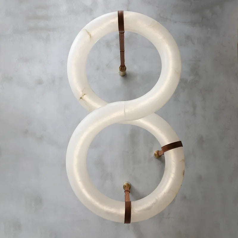 Custom Modern Luxury Spain Marble Chandelier High Quality Engineering Living Room Dining Room Villa Exhibition Hall Pendant Lamp