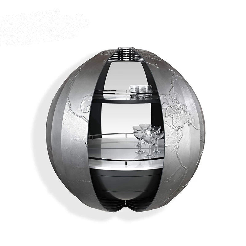 Custom  design indoor living room liquor cabinet stainless steel drink storage display bar decor wine cabinet