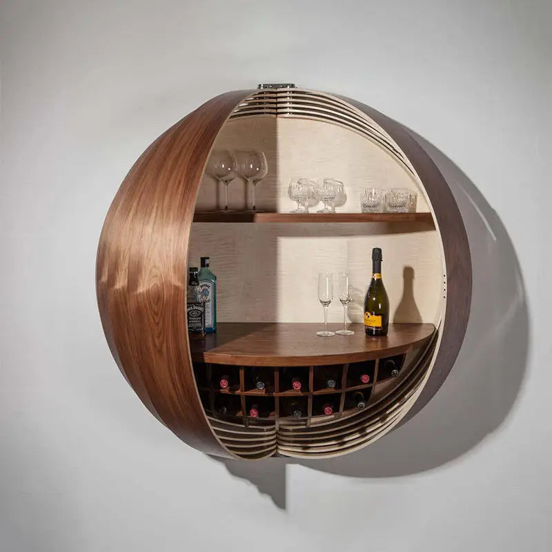Custom  design indoor living room liquor cabinet stainless steel drink storage display bar decor wine cabinet