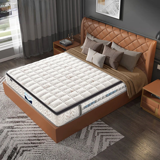 Custom natural latex mattress environmental protection 1.51.8m 3D home bedroom spring mattress double Simmons