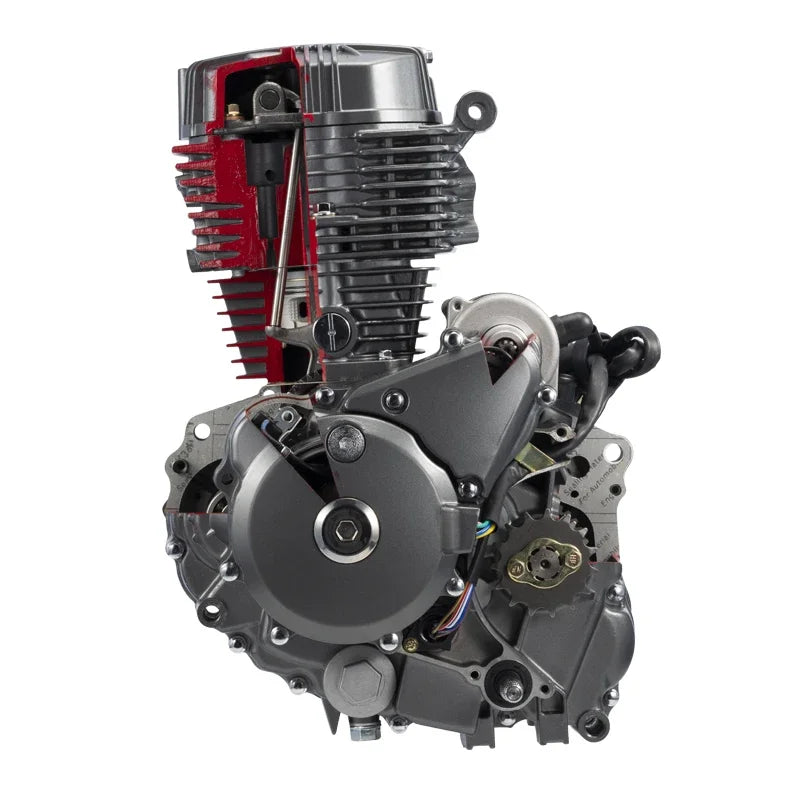 Customizable general air-cooled 200cc motorcycle engine