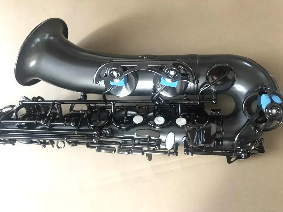 Customize Professional C Melody Saxophone Black Lacquer Free Neck+Mouthpiece+case