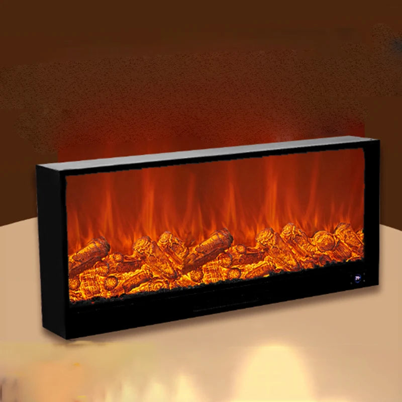 Customized American embedded fireplace core simulation flame European electronic fireplace decoration cabinet