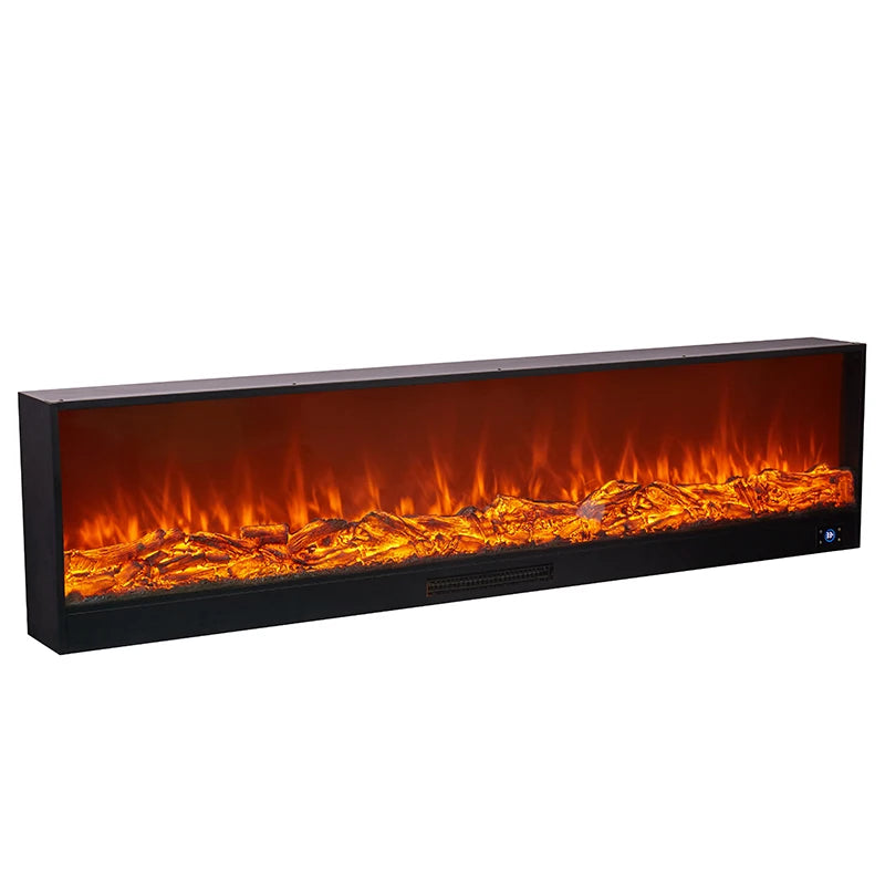 Customized American embedded fireplace core simulation flame European electronic fireplace decoration cabinet