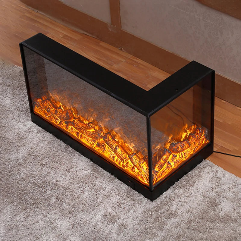 Customized Bluetooth decoration fireplace, home simulation flame hotel, villa living room, electric fireplace heating