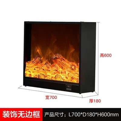 Customized Bluetooth decoration fireplace, home simulation flame hotel, villa living room, electric fireplace heating