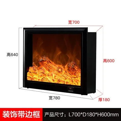 Customized Bluetooth decoration fireplace, home simulation flame hotel, villa living room, electric fireplace heating