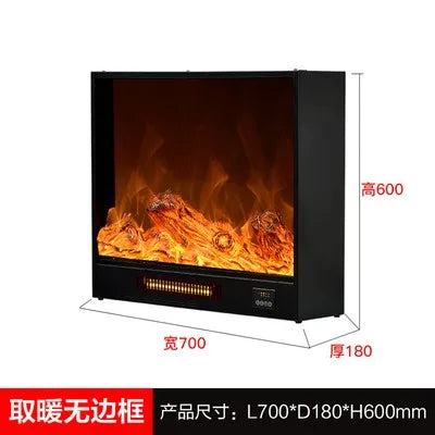 Customized Bluetooth decoration fireplace, home simulation flame hotel, villa living room, electric fireplace heating