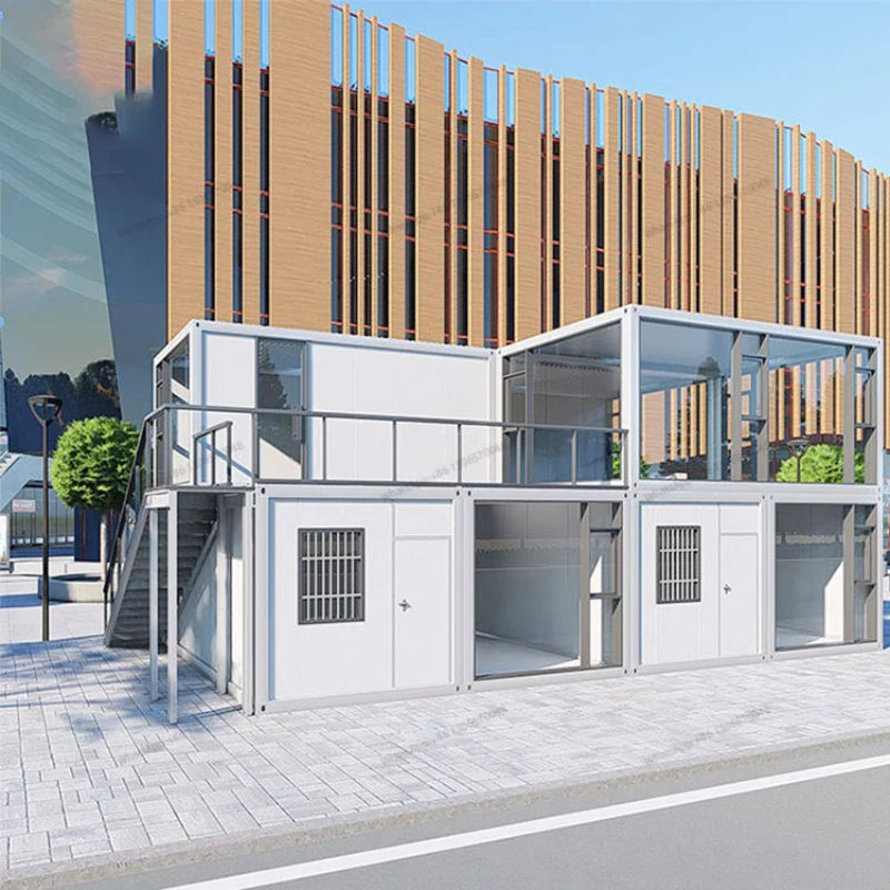 Customized Design Modular Prefabricated House Flat Packaging Micro Container Prefabricated House