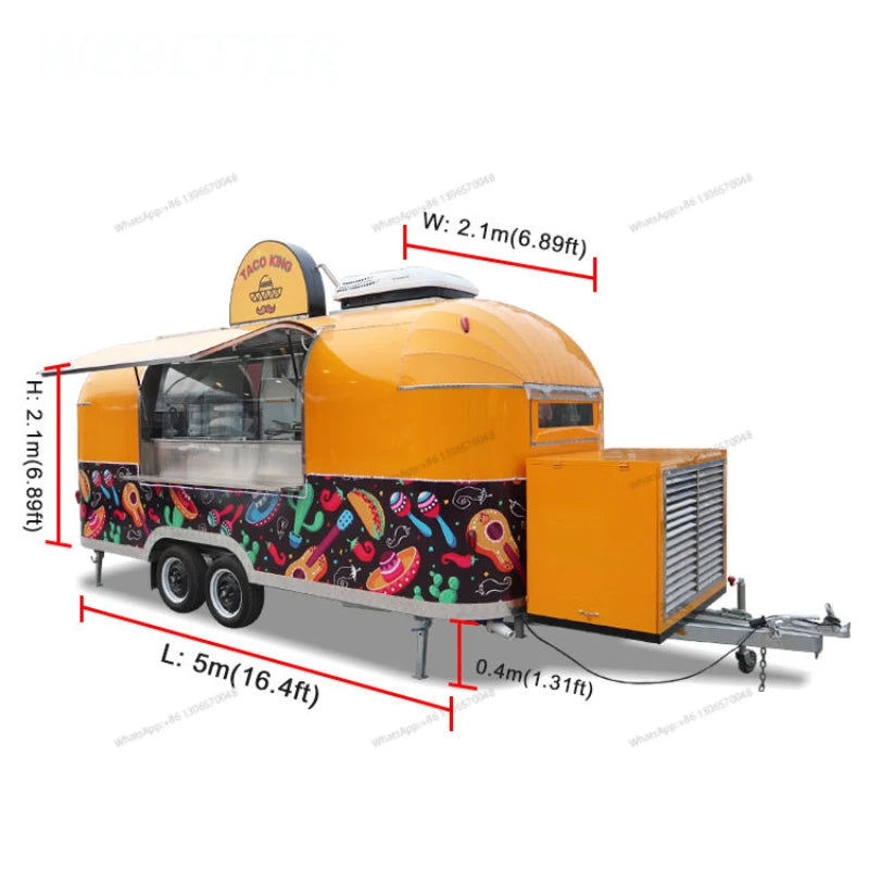 Customized Fashion Outdoor Shop Fast Food Truck