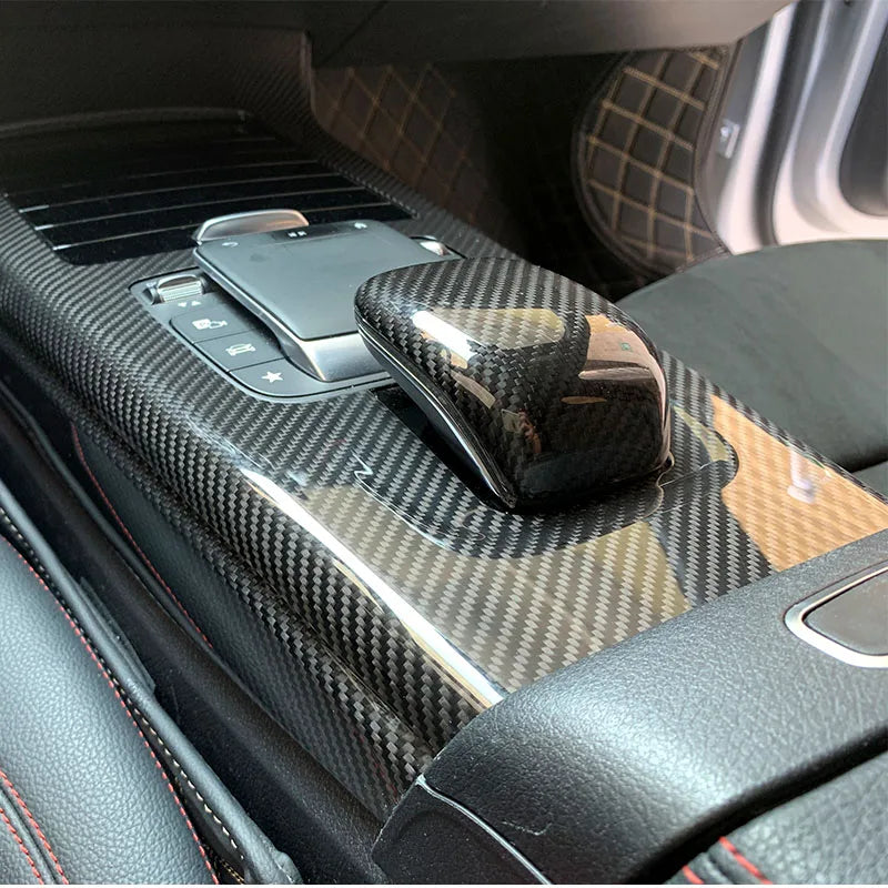 Customized auto parts for Benz a45s  a35l  A  CLA carbon fiber interior center console