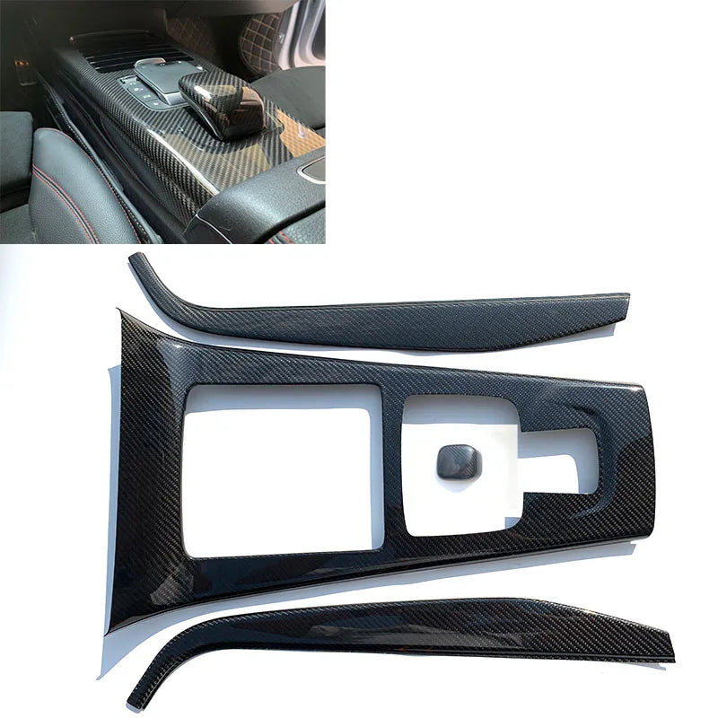 Customized auto parts for Benz a45s  a35l  A  CLA carbon fiber interior center console