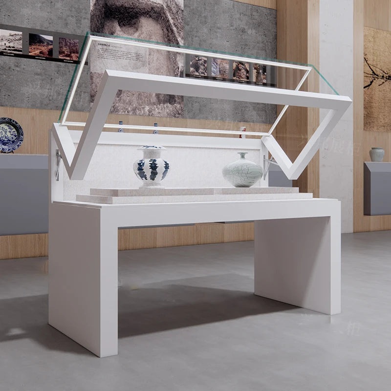 Customized display cabinets, exhibition halls, product display cabinets, dedicated steel painted glass cabinets, cold rolled ste